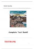 Test Bank - for Essentials of Biology, 7th Edition by Sylvia Mader and Michael Windelspecht, All Chapters | Complete solution   |  Grade  A+.