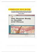  TEST BANK For The Human Body in Health and Illness 6th Edition by Barbara Herlihy PhD(Physiology) RN (Author) Latest Update 2024 | complete solution .