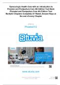TEST BANK For Gynecologic Health Care: With an Introduction to Prenatal and Postpartum Care, 4th Edition by Kerri Durnell Schuiling, Verified Chapters 1 - 35, Complete Newest Version