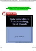 Test Bank for Intermediate Accounting ( Volume 1) 8th Edition By Thomas H. Beechy, Joan E. Conrod, Elizabeth Farrell, Ingrid McLeod-Dick, Kayla Tomulka, Romi-Lee Sevel All Chapter 1-11 Complete ISBN:9780071338820 Newest Edition 2024 Instant Pdf Download