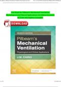 Test Bank For Pilbeam's Mechanical Ventilation: Physiological and Clinical Applications 7th Edition by James M. Cairo ISBN NO:10,| ISBN NO:13,978-0323551274 All Chapters Complete Guide A+ ISBN: 9780323551274 Newest Edition 2024 Instant Pdf Download