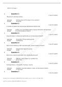 HSCO 511 Exam 1,2&3 Liberty University answers complete solutions : All answers Correct