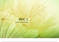 NUR2356 Multidimensional Care I MDC 1 Exam 1 Test Preparation