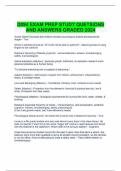 D094 EXAM PREP STUDY QUETSIONS AND ANSWERS GRADED 2024