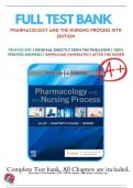 Test Bank: Pharmacology and the Nursing Process, 10th Edition by Linda Lane Lilley - Chapters 1-58, 9780323827973 | Rationales Included