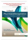 Test Bank for Lehne's Pharmacotherapeutics for Advanced Practice Nurses and Physician Assistants 2nd Edition by Rosenthal and Burchum