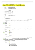 CRJ 435 MIDTERM EXAM 2 Q&A (LATEST UPDATE )