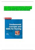 TEST BANK FOR FUNDAMENTAL CONCEPTS SKILLS FOR NURSING 4TH EDITION BY DEWIT| ALL CHAPTERS| 2024| 100% PASS BANK