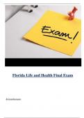 Florida Life and Health Final Exam ( Latest 2024 / 2025 ) Actual Questions and Answers 100% Correct