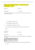 MATH 302 MIDTERM EXAM – QUESTION AND ANSWERS – SET 3