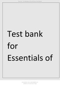 Essentials of Dental Radiography 9th Edition By Evelyn Thomson Latest Updated Test Bank.