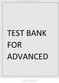  Advanced Practice Nursing Essentials for Role Development 4th Edition Lucille A. Joel Latest Updated Test Bank.