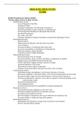 MED-SURG HESI STUDY GUIDE