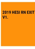 2019 HESI RN EXIT V1 