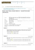 BUSI 1002 FINAL EXAM WEEK 6 – QUESTION AND ANSWERS