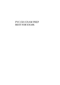 PYC1501 EXAM PREP