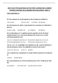 MCQs with solutions of Alternating current for NEET/JEE & 12th boards