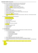 NR443 -EXAM 1 REVIEW  60 questions reviewed- RN Community Health Nursing