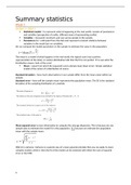 Samenvatting  Applied Multivariate Data Analysis (FSWPE-M040)