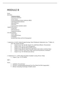 NUR 203 - MODULE B Study Guide.