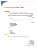 NUR 4323  Final Study Guide % mental health final study guide