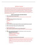 NR324 / NR 324: Adult Health I Exam 1 Study Guide (Latest 2022/ 2023) Chamberlain College of Nursing