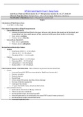 NR324 / NR 324: Adult Health I Exam 1 Study Guide (Latest 2022 / 2023) Chamberlain College of Nursing