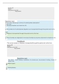 NUTRI 101 Topic 4 Carbohydrates QUIZ WITH ANSWERS