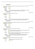 BIO 130 - BIO EXAM 1 QUESTIONS AND ANSWERS.