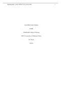 Cost-Effectiveness Analysis NAME Chamberlain College of Nursing 		NR552: Economics of Healthcare Policy