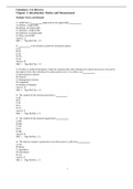 Chemistry, 11e (Brown) Chapter 1: Introduction: Matter and Measurement Multiple Choice and Bimodal