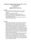 Comprobacion de lectura de "seis personajes en busca de autor" por Luigi Pirandello