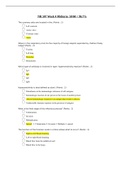 NR 507 Week 4 Midterm 58/60 = 96.7% questions and answers 