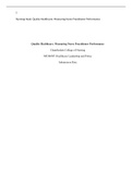 NR 506 Week 3 Assignment; Quality Healthcare; Measuring NP Performance - BMI Assessment from HEIDIS Effectiveness of Care.docx