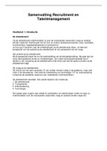 Samenvatting recruitment 3e editie