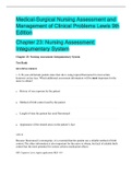 NURSING V01 Exam 1 Lewis 9th Edition Questions & Answers