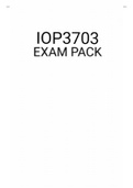 IOP3703 EXAM PACK LATEST UPDATE