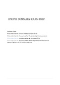 CPR3701 SUMMARY-EXAM PREP.