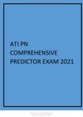 ATI PN COMPREHENSIVE PREDICTOR EXAM