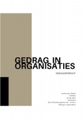 Moduleopdracht Gedrag in organisaties afgerond met een 8! | incl. beoordeling | ongewenst gedrag ombuigen naar gewenst gedrag