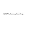 RSK3701  Summary 2021