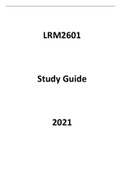 LRM2601 Study Guide 2021
