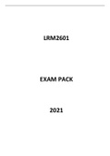 LRM2601 EXAM PACK 2021