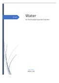 SCI 228 Week 5 Lab Assignment; Water - An Overlooked Essential Nutrient