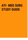  ATI- MED SURG STUDY GUIDE 