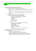  ATI NURSING CARE OT THE CHILD RETAKE 2021 STUDY GUIDE