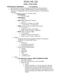 PEDS NR 328 EXAM 2 STUDY GUIDE