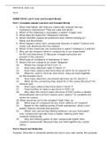 CHEM 120 OL Lab 4: Ionic and Covalent Bonds