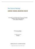 NURSING HEALTH ASS: THE FUTURE OF NURSING: LEADING CHANGE, ADVANCING HEALTH