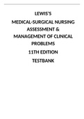 TEST BANK LEWIS'S MEDICAL SURGICAL NURSING 11TH EDITION HARDING